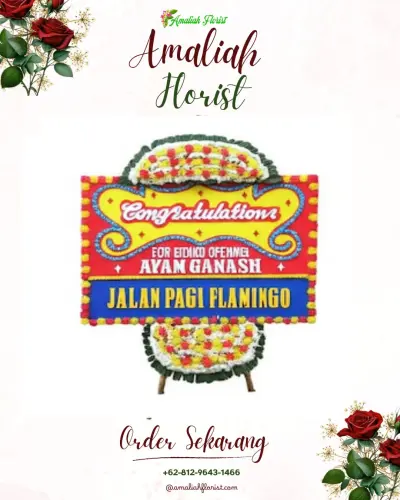 Bunga Papan Congratulation di Rajaiyang